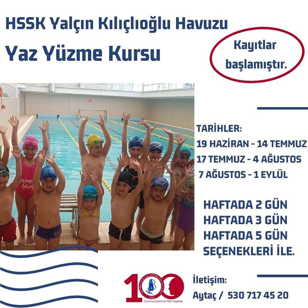 HSSK Yalçın Kılıçlıoğlu Havuzu Yaz Yüzme Kursu