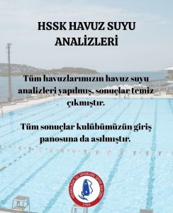 Havuz suyu analizlerimiz yapılmış ve sonuçlar temiz çıkmıştır…